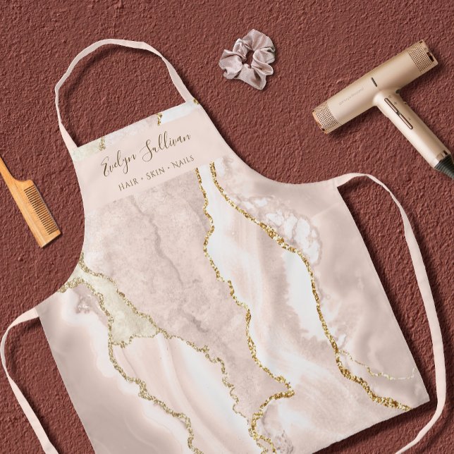 ivory agate beauty professional apron (Creator Uploaded)
