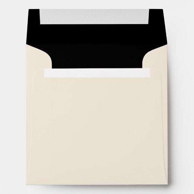Ivory and Black Envelopes (Back (Bottom))