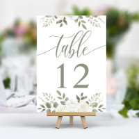 Ivory And Sage Elegant Floral Wedding