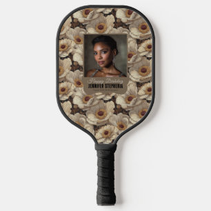 Ivory Anemones Inspired Birthday Gift For Daughter Pickleball Paddle
