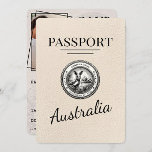 Ivory Australia Passport Save The Date