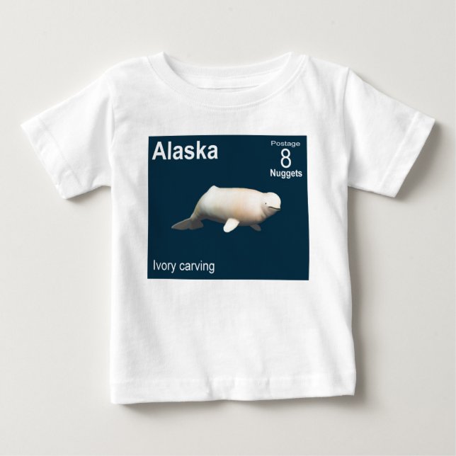 Ivory Beluga Baby T-Shirt (Front)