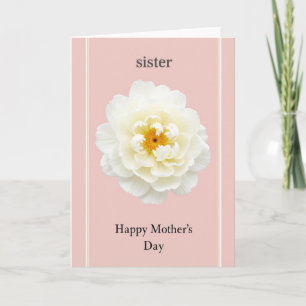 Ivory Bloom Mothers Card