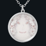 Ivory Blush Pink Floral Necklace<br><div class="desc">Beautiful Ivory Blush Pink Floral Necklace</div>