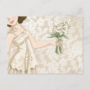 Ivory Bride Postcard