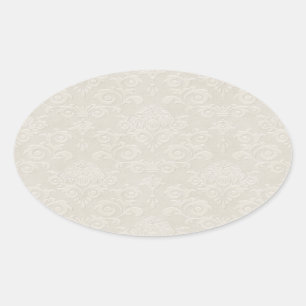 Ivory Brocade Sticker