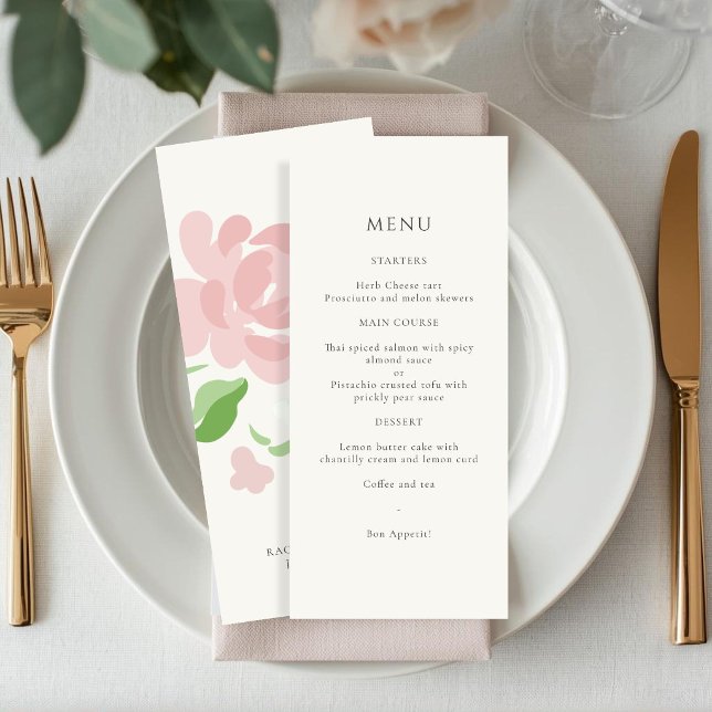 Ivory | Chic Floral Wedding Table Number Card (Creator Uploaded)