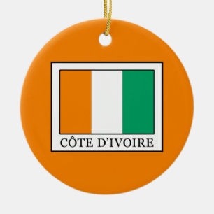 Ivory Coast Ceramic Tree Decoration