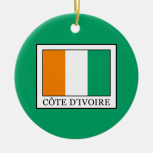 Ivory Coast Ceramic Tree Decoration