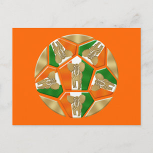 Ivory Coast Côte d'Ivoire Elephants gifts Postcard