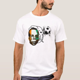 Ivory coast côte d'ivoire face soccer lovers gift T-Shirt