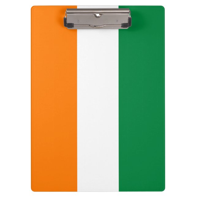 Ivory Coast flag Clipboard (Front)