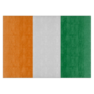 Ivory Coast flag Cutting Board