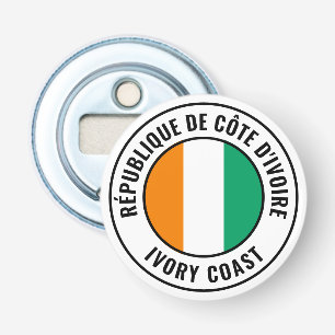Ivory Coast Flag Gorgeous Patriotic Bottle Opener