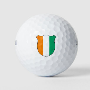 Ivory Coast Flag Grand Patriotic Golf Balls