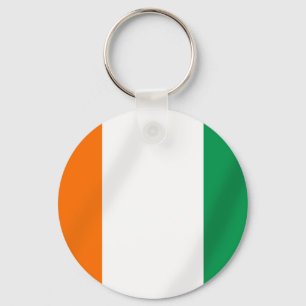 Ivory coast flag of Côte d'Ivoire gifts Key Ring