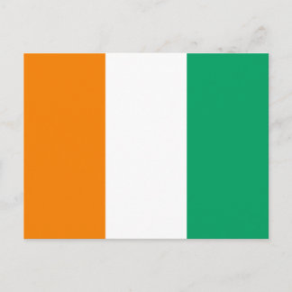 Ivory Coast Flag Postcard