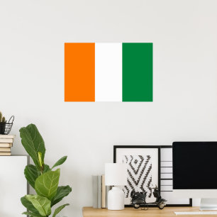 Ivory Coast flag Poster