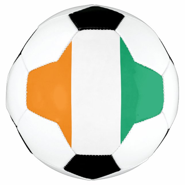 Ivory Coast Flag Soccer Ball (Front)