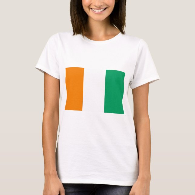 Ivory Coast Flag T-Shirt (Front)