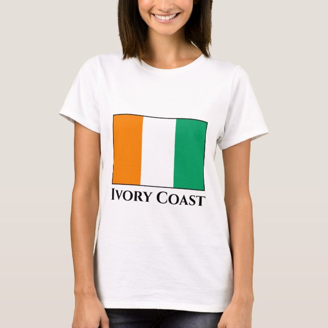 Ivory Coast Flag T-Shirt (Front)