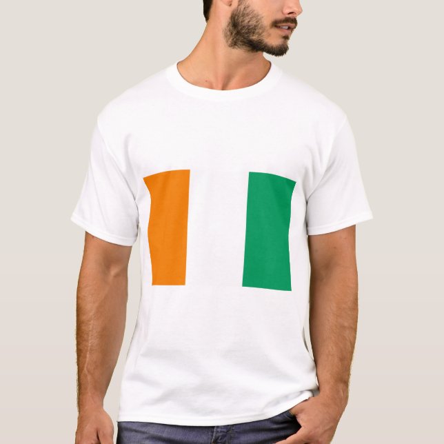 Ivory Coast Flag T-Shirt (Front)