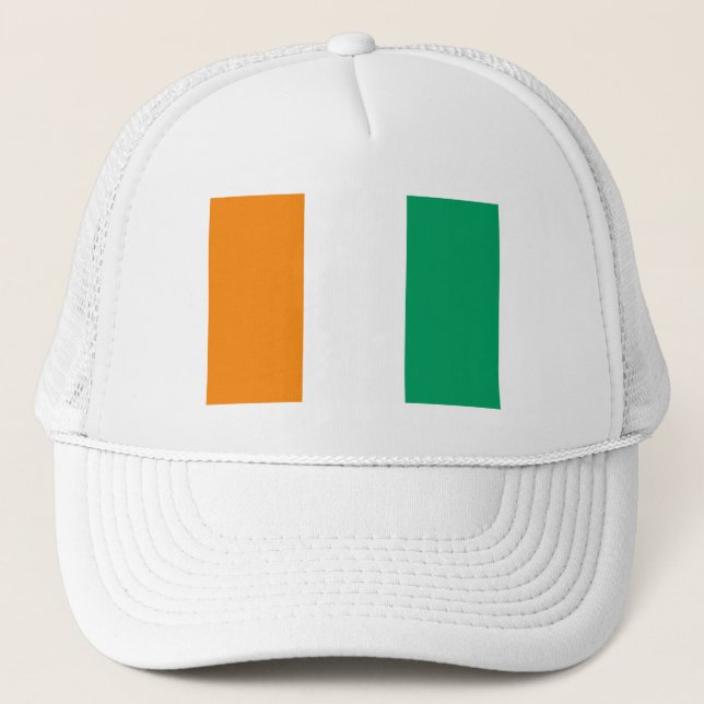 Ivory Coast Flag Trucker Hat (Front)