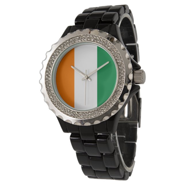Ivory Coast flag Watch (Angled)