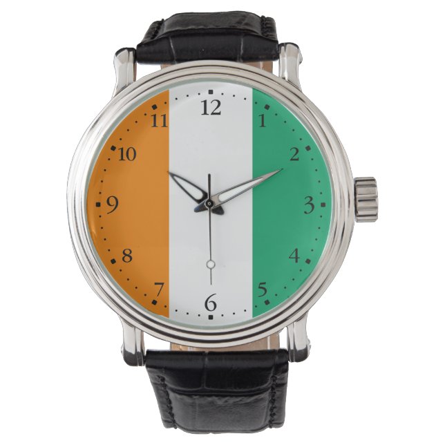 Ivory Coast Flag Watch (Front)