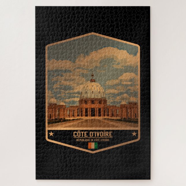 Ivory Coast Jigsaw Puzzle (Vertical)
