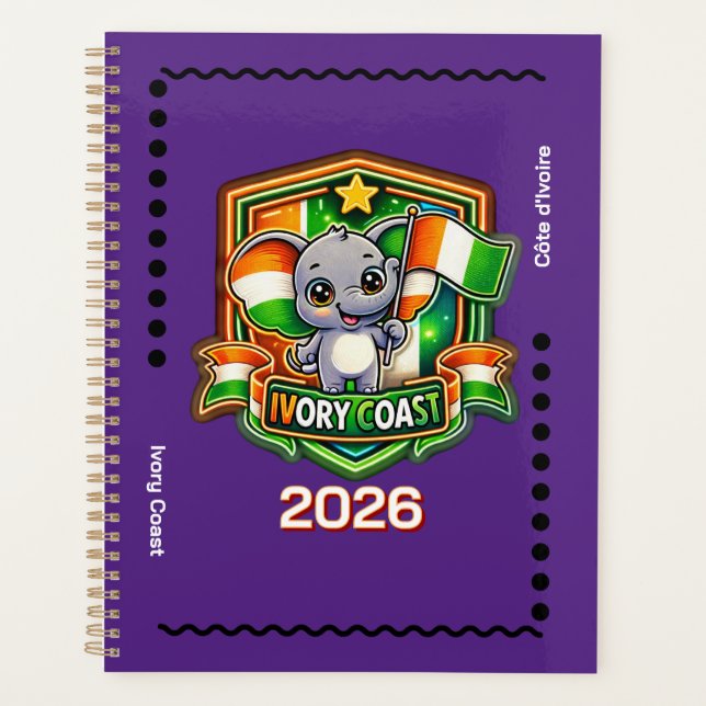 Ivory Coast Kids Planner (Front)
