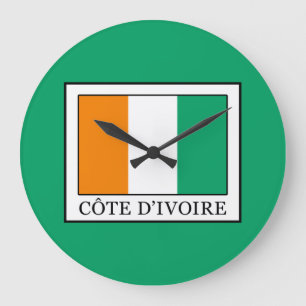 Ivory Coast Large Clock