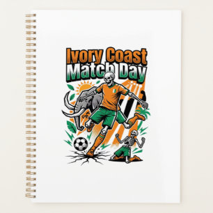 Ivory Coast Match Day Skeleton Striker Nations Cou Planner