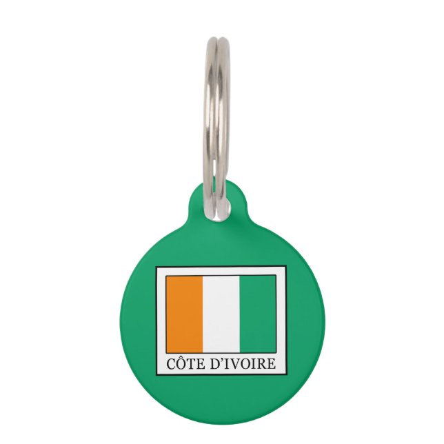 Ivory Coast Pet Tag (Front)