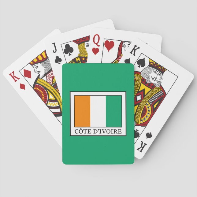 Ivory Coast Playing Cards (Back)