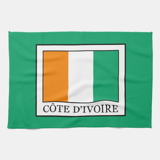 Ivory Coast Tea Towel (Horizontal)