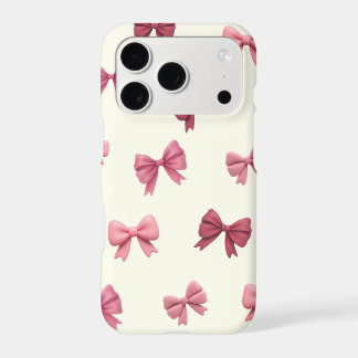 Ivory Coquette Bow iPhone 17 Pro Case
