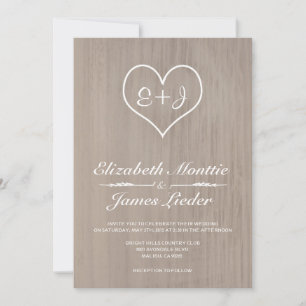 Ivory Country Wedding Invitations