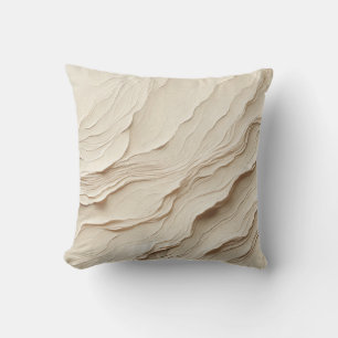 Ivory Cream Bohemian Textured Look Cushion