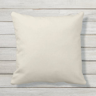 Ivory Cream Solid Accent Cushion