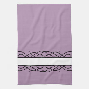 Ivory Deco Flourish Tea Towel