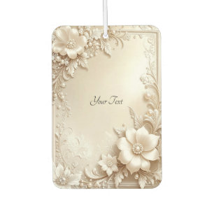Ivory Flowers Air Freshener