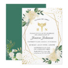 Ivory Golden Floral Nursing School Graduation