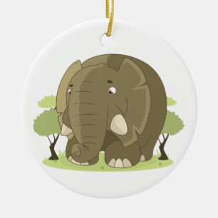 Ivory is Just For Me Ceramic Ornament