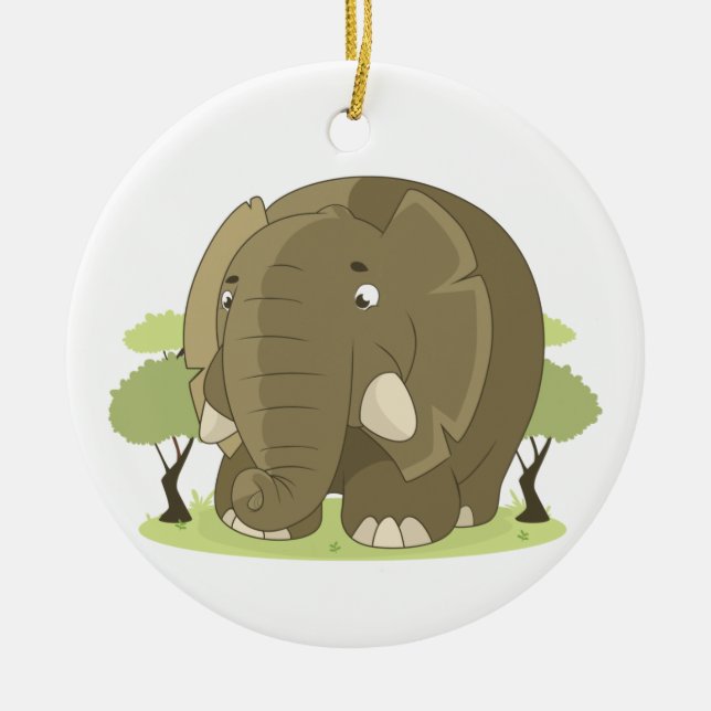 Ivory is Just For Me Ceramic Ornament (Front)