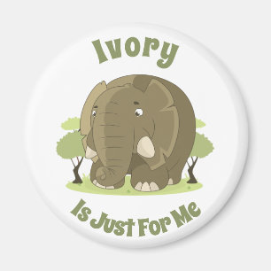 Ivory is Just For Me Magnet