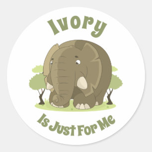 Ivory is Just For Me Sticker