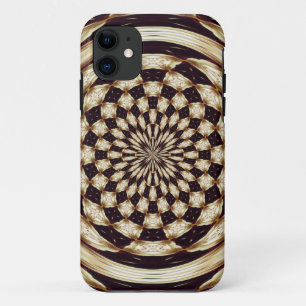Ivory Kaleidoscope Flower Mandala Decor iPhone 11 Case