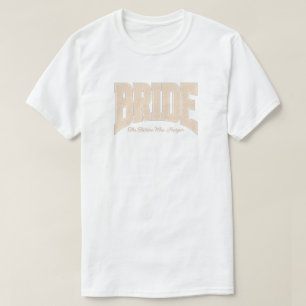 Ivory Lace BRIDE Engagement Shower Bach Party T-Shirt