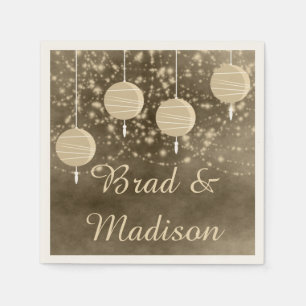 Ivory Lanterns Napkin